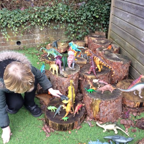 Building a dinosaur kingdom!
