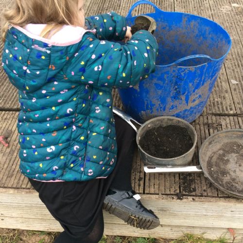 Making mud pies