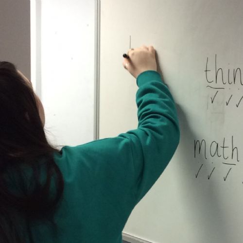 spelling with fred fingers 'tick and fix'